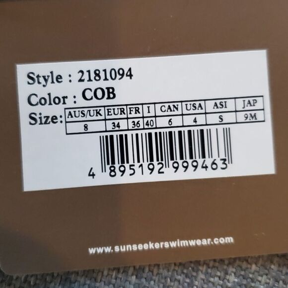 Sunseeker Australia Halter Strappy top Bikini 2 piece Swimsuit classic mid rise - Picture 16 of 16